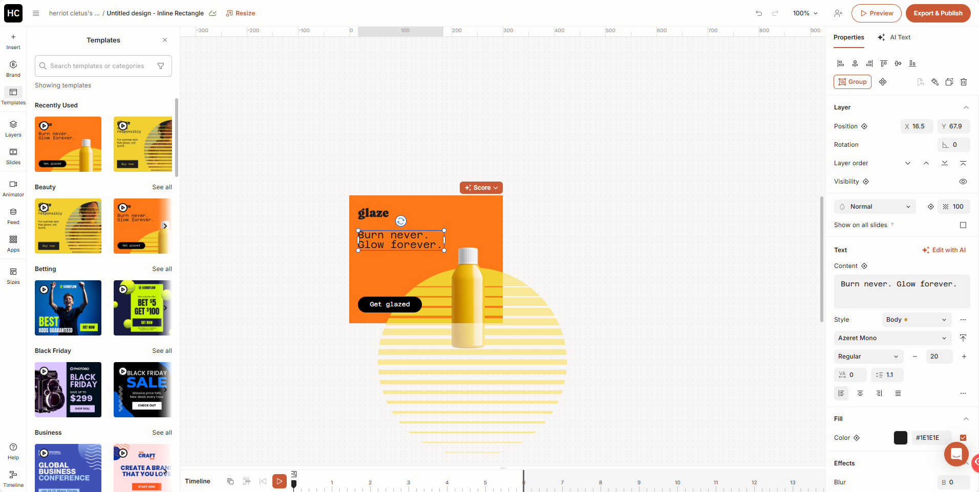 сайты для анимации баннера the brief ai
