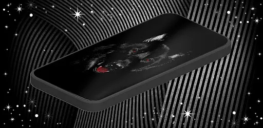 DarkMode AMOLED Live Wallpaper APK screenshot