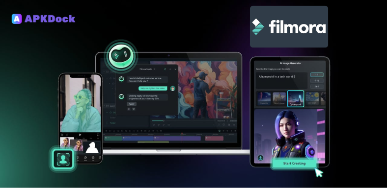 FilmoraHD - AI Video Creator screenshot