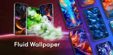 Fluids Live Wallpaper 4D, 4K APK screenshot