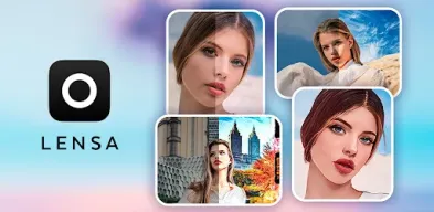Lensa: photo editor & AI art APK screenshot