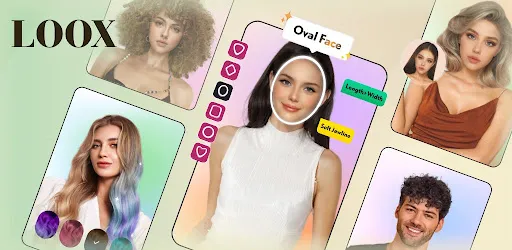LOOX: Face Shape Test, AI Hair APK screenshot