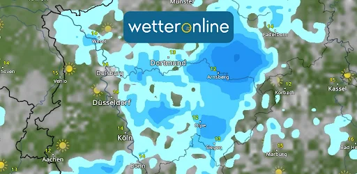 RegenRadar mit Unwetterwarnung APK screenshot