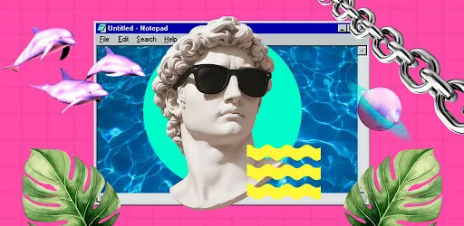 Vaporwave Wallpapers & Radio APK screenshot