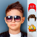 Boys Hairstyle Photo Stickers APK apk icon