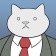 Business cat icon