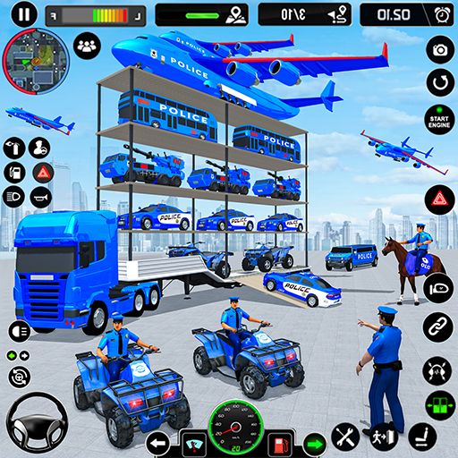 Police Transports Car Parking APK apk