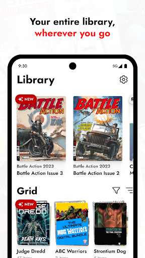 2000 AD Comics and Judge Dredd APK screenshot