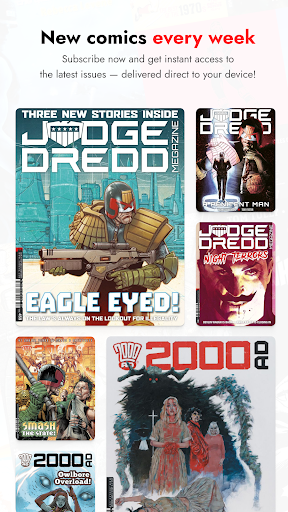 2000 AD Comics and Judge Dredd APK screenshot