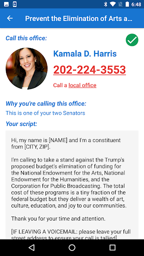 5 Calls: Contact Your Congress APK screenshot
