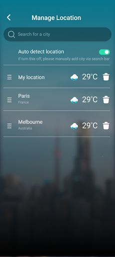9Weather: Weather forecast APK screenshot