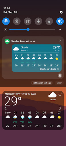9Weather: Weather forecast APK screenshot
