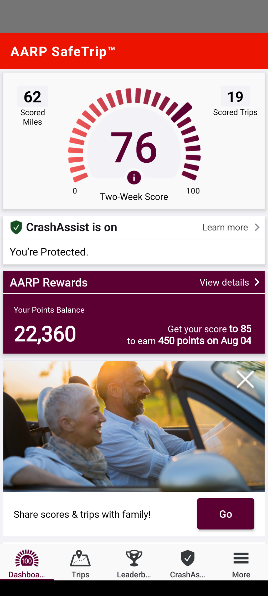AARP SafeTrip™ APK screenshot