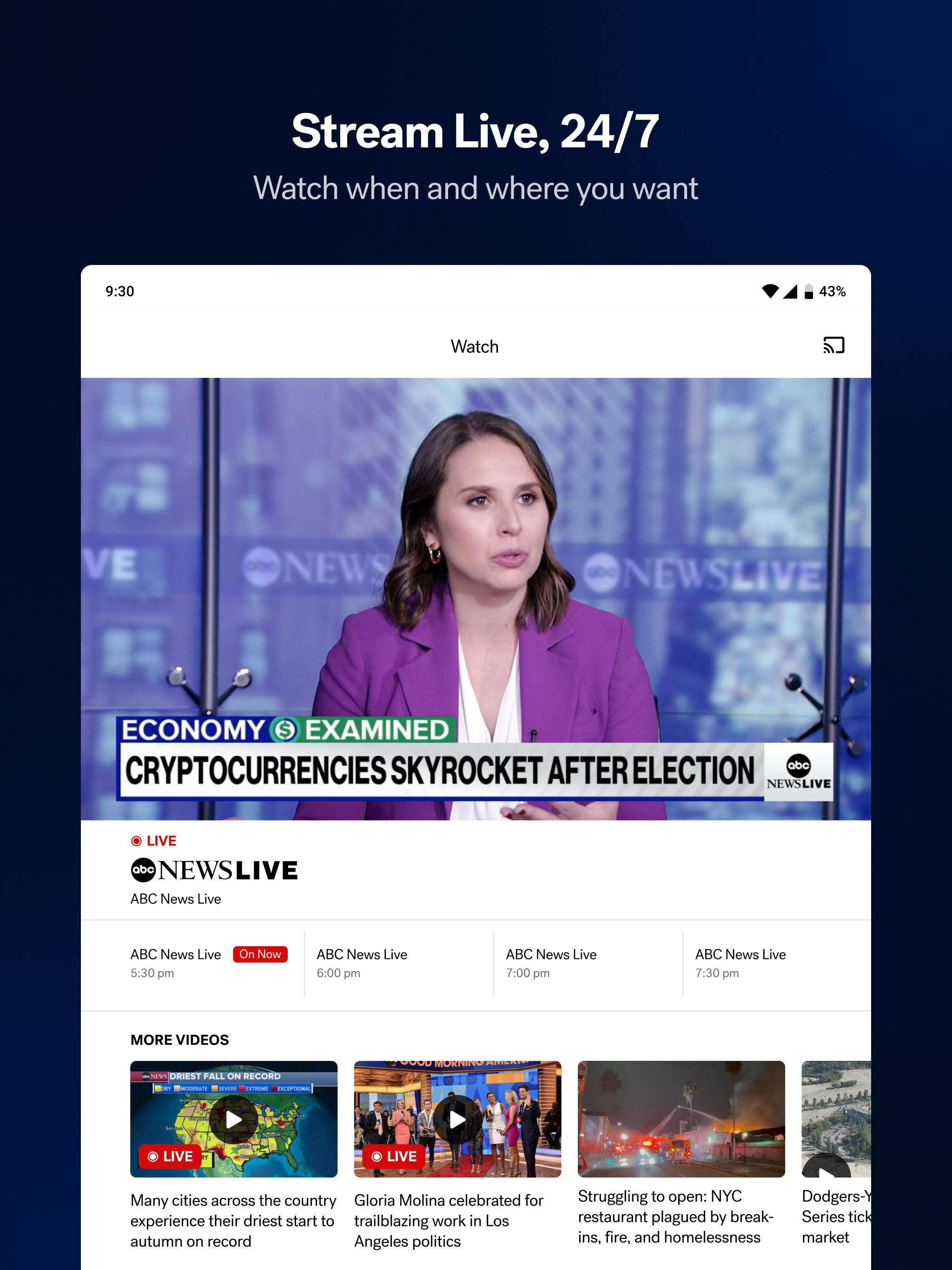 ABC News APK screenshot