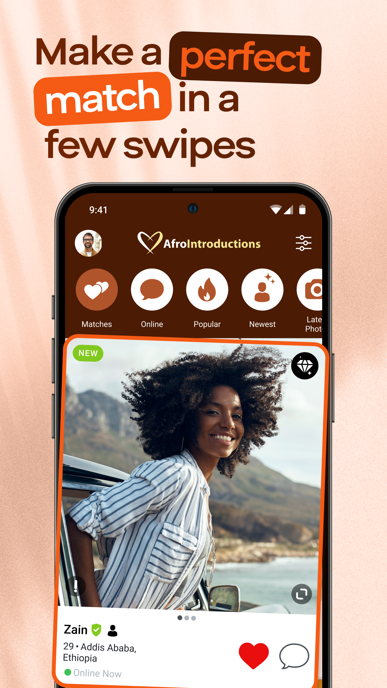 AfroIntroductions APK screenshot