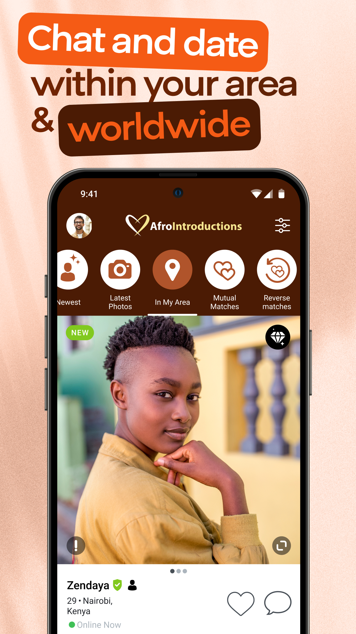 AfroIntroductions APK screenshot