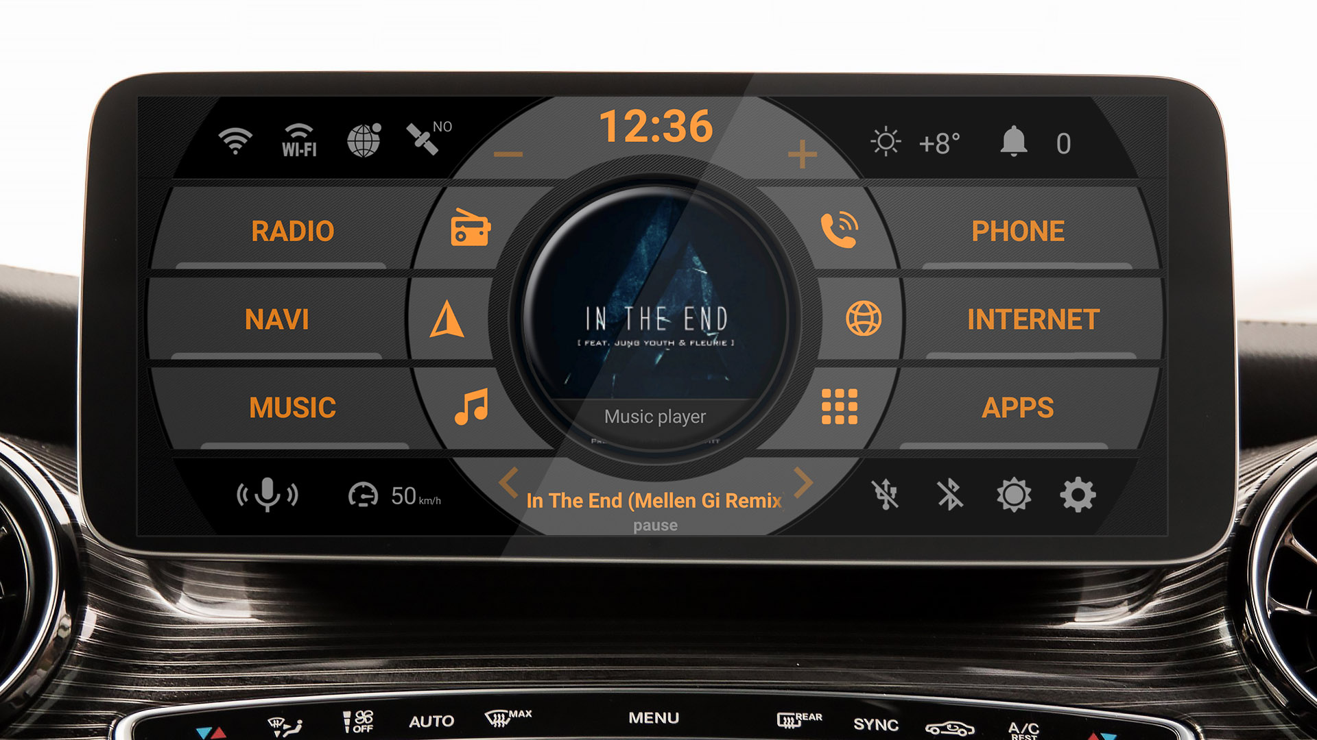 AGAMA Car Launcher APK screenshot