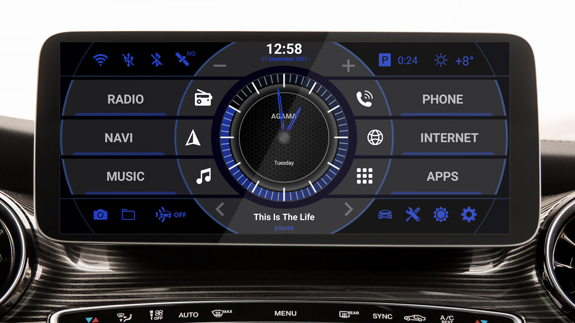 AGAMA Car Launcher APK screenshot