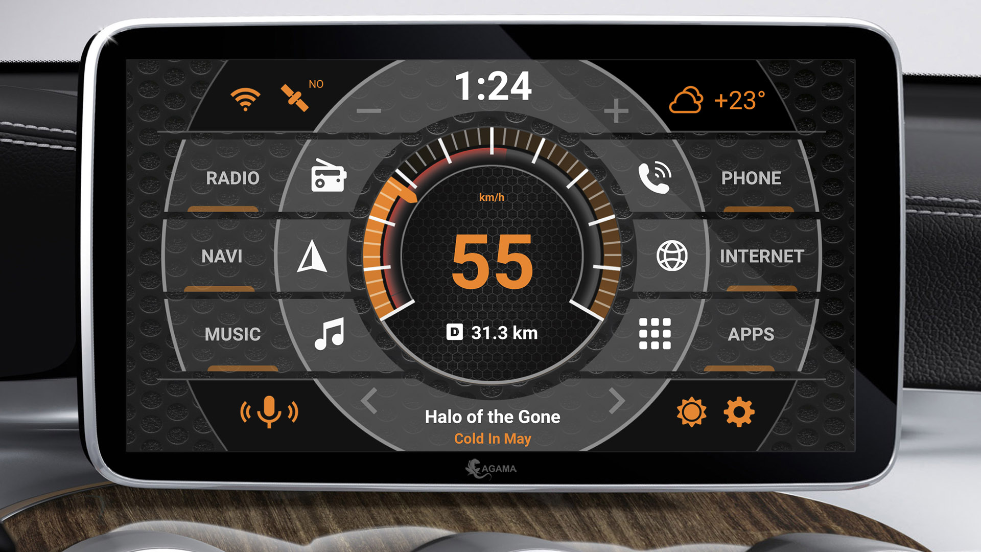 AGAMA Car Launcher APK screenshot