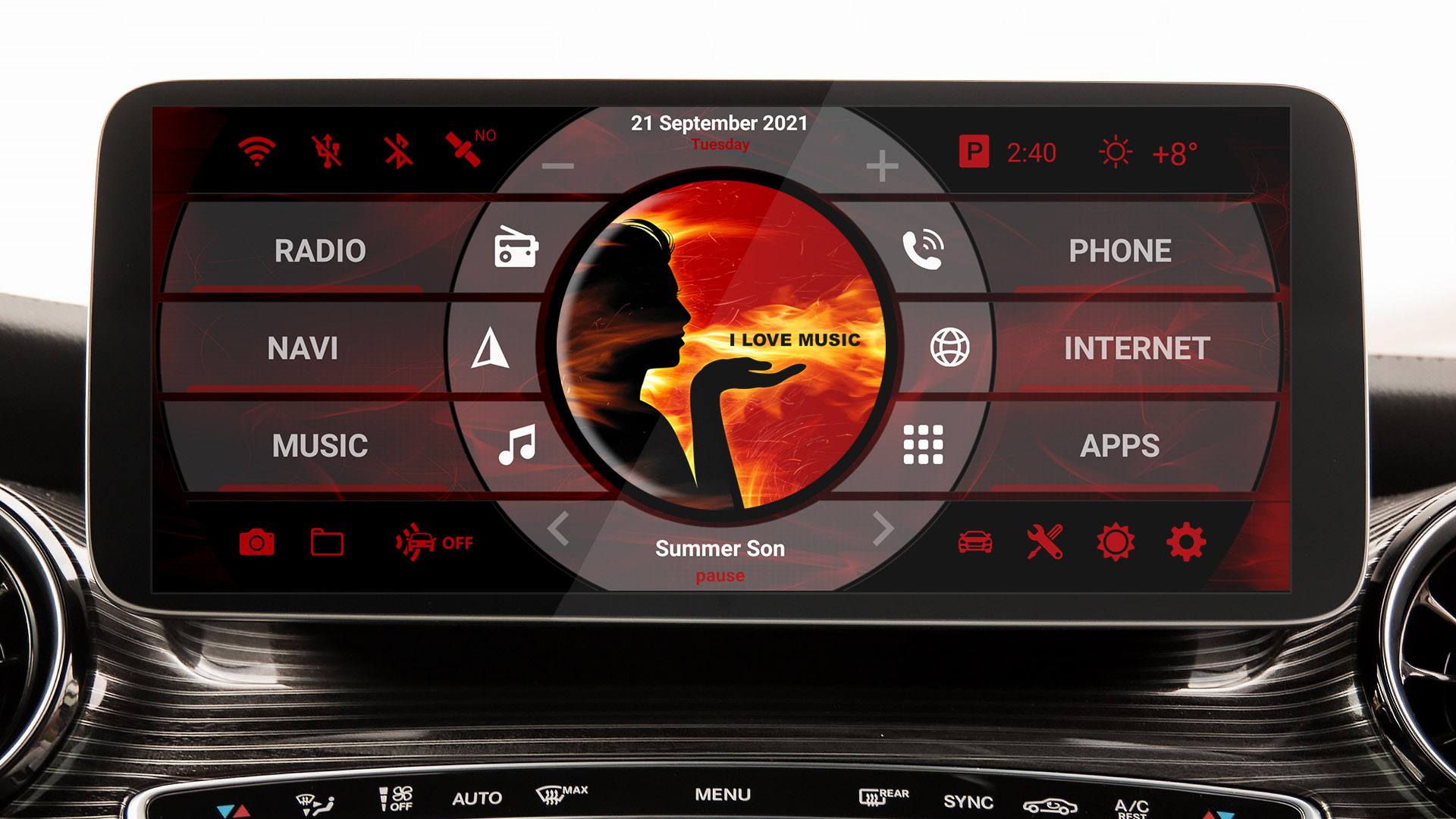 AGAMA Car Launcher APK screenshot