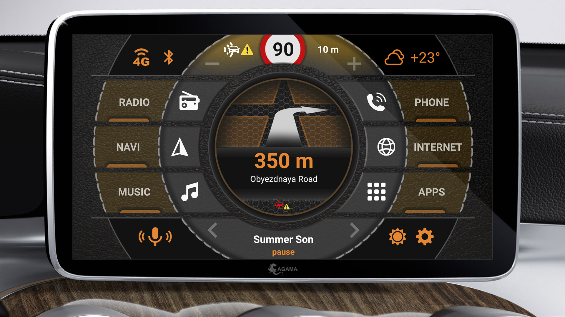 AGAMA Car Launcher APK screenshot