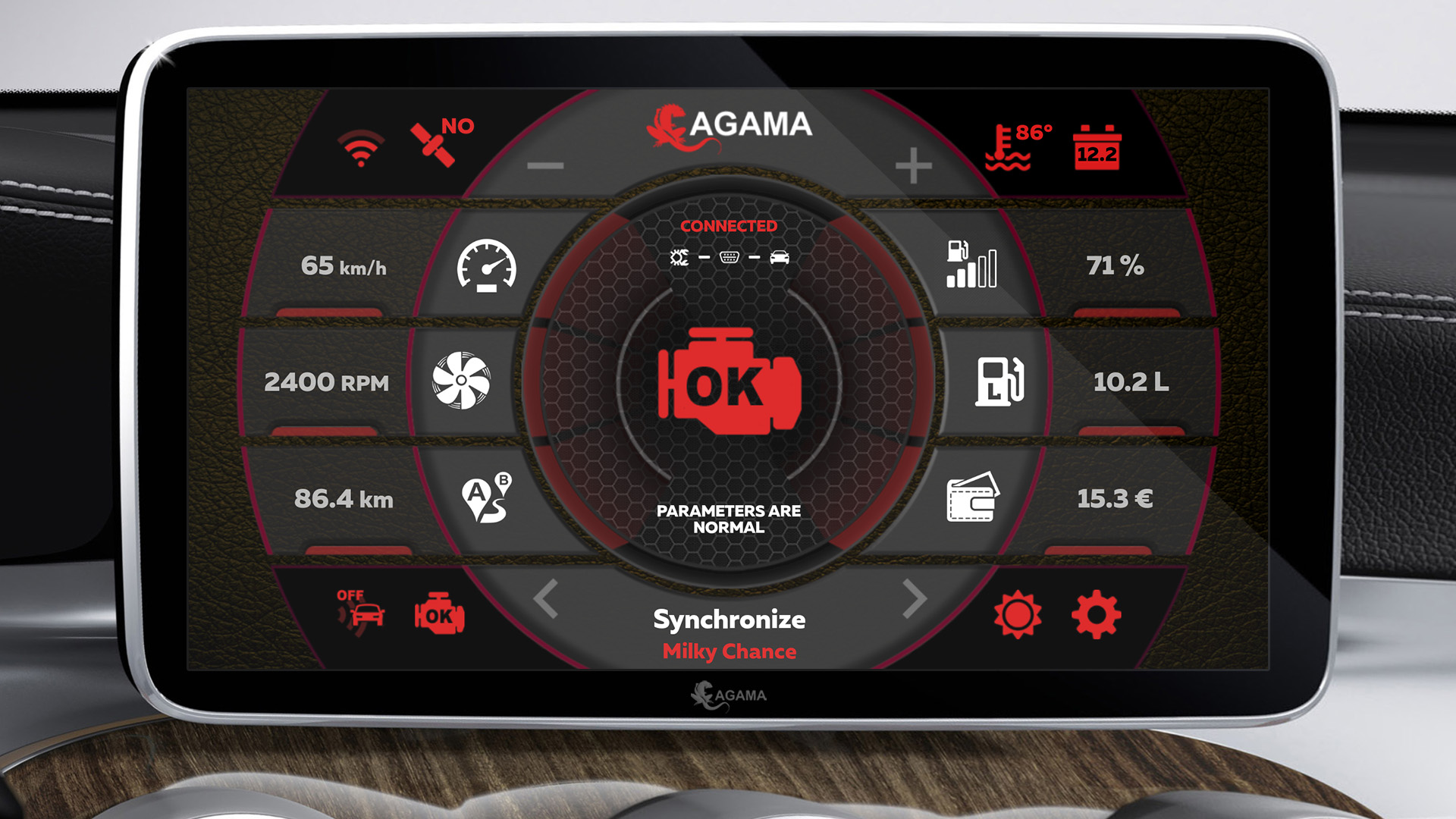 AGAMA Car Launcher APK screenshot
