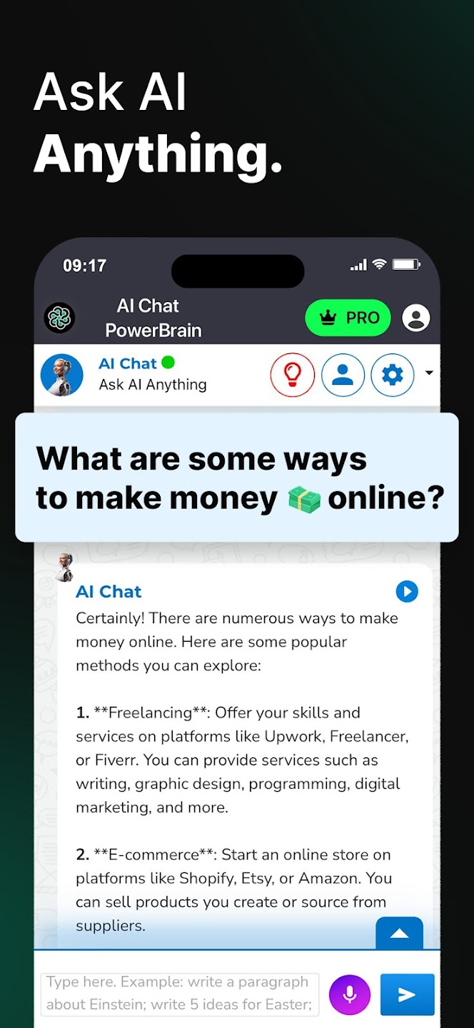 AI Chat App - AI Chat bot APK screenshot