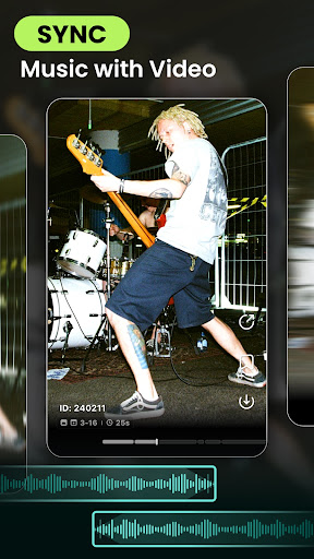AI Music Video Editor - inMelo APK screenshot