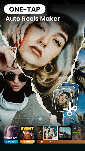 AI Music Video Editor - inMelo APK screenshot