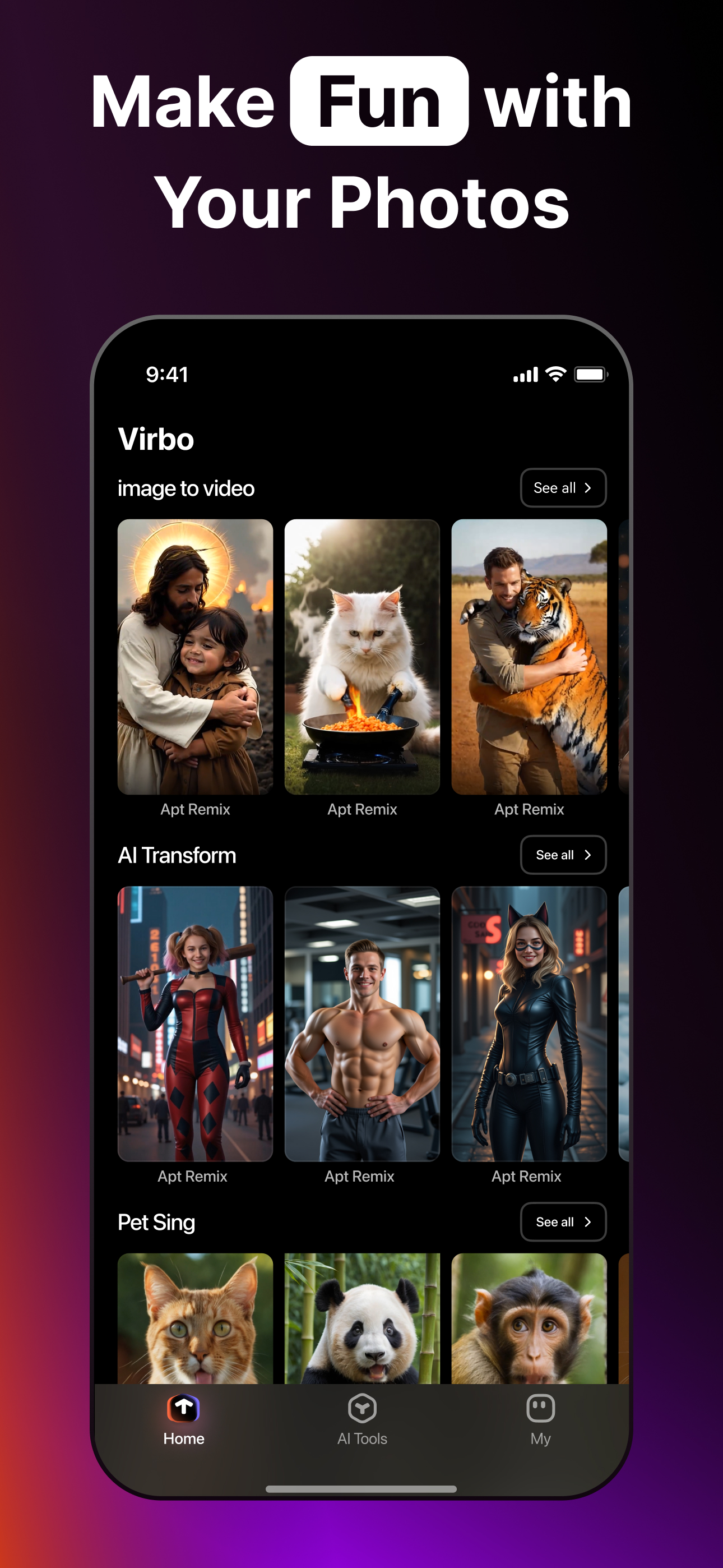 AI Video Generator - Virbo APK screenshot