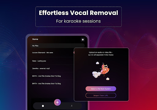 AI Vocal Remover - unmix APK screenshot