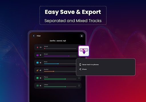 AI Vocal Remover - unmix APK screenshot