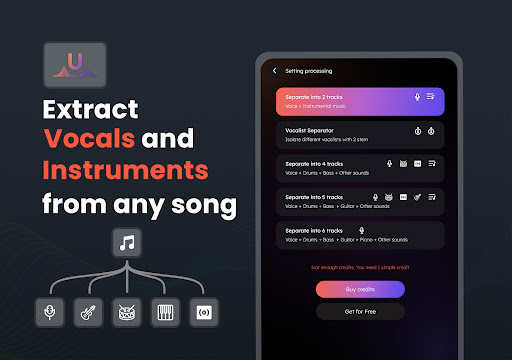 AI Vocal Remover - unmix APK screenshot