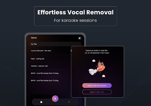 AI Vocal Remover - unmix APK screenshot