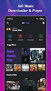 AiO Music Downloader & Player APK screenshot