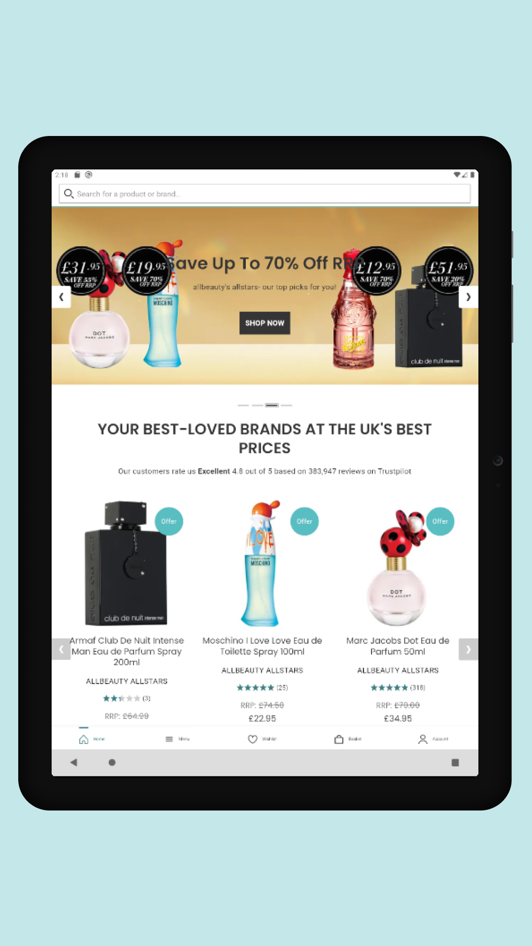 allbeauty: Beauty & Fragrance APK screenshot