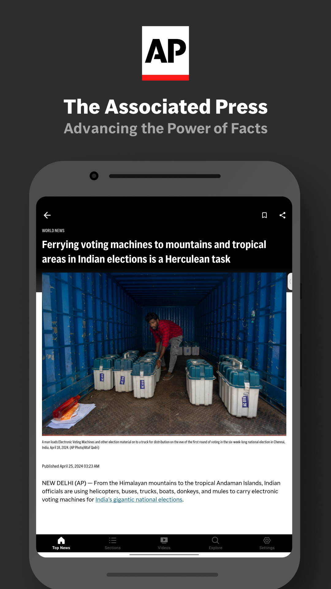 AP News: World & Local APK screenshot