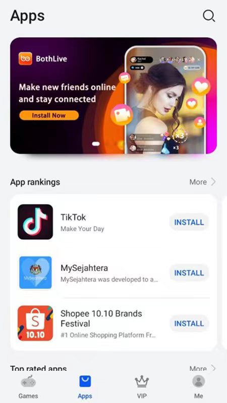 AppTouch APK screenshot