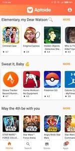 Aptoide APK screenshot