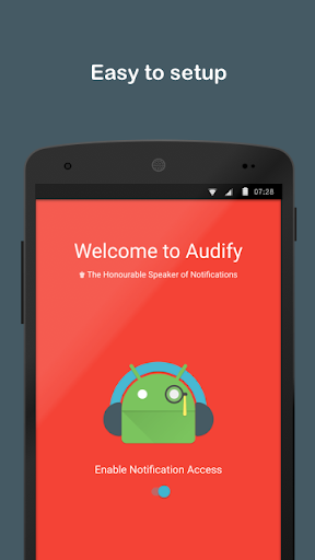 Audify Notification Announcer APK screenshot