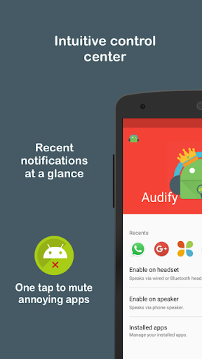 Audify Notification Announcer APK screenshot