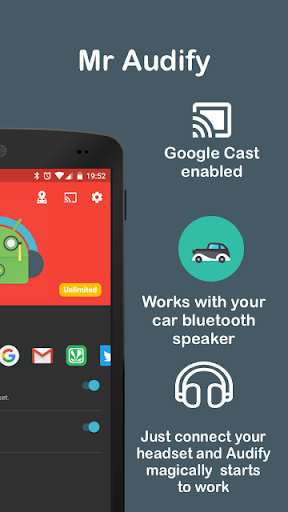 Audify Notification Announcer APK screenshot