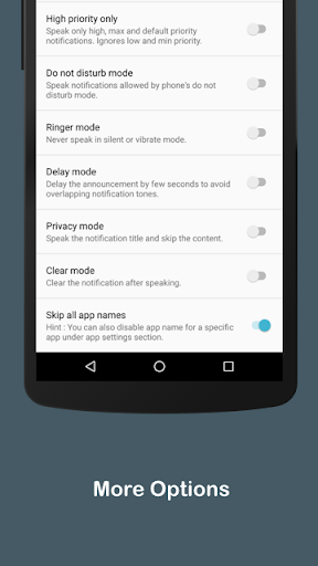 Audify Notification Announcer APK screenshot
