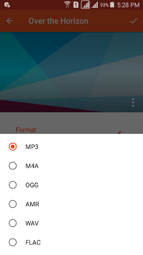 Audio Converter (MP3 AAC OPUS) APK screenshot