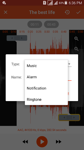 Audio Converter (MP3 AAC OPUS) APK screenshot