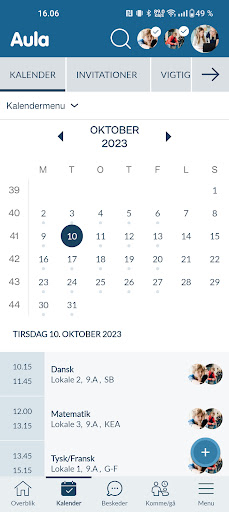 Aula for forældre og elever APK 6