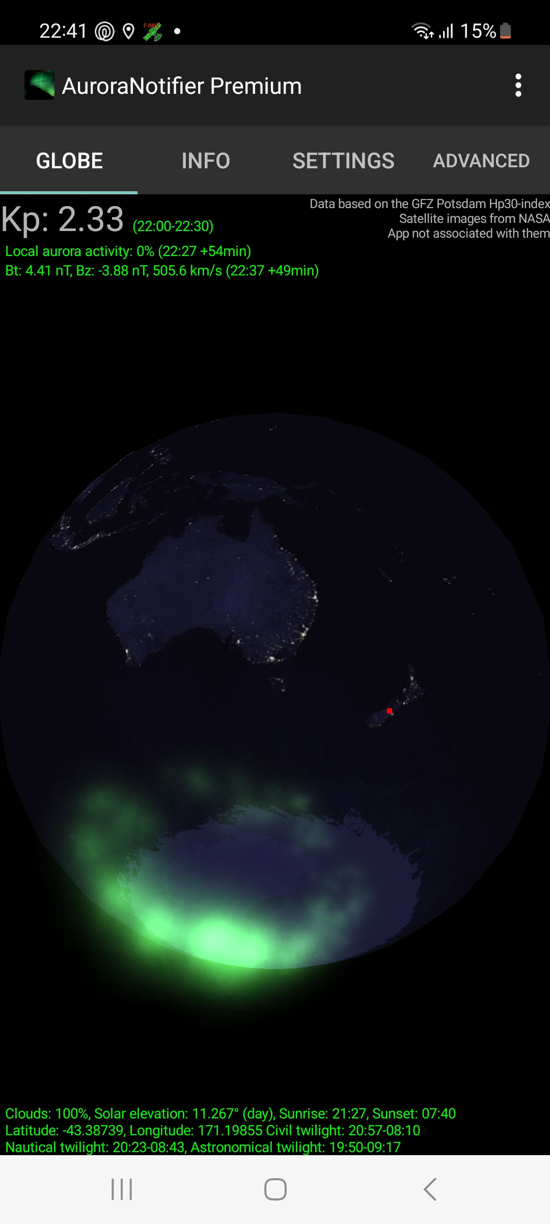 Aurora Notifier APK screenshot