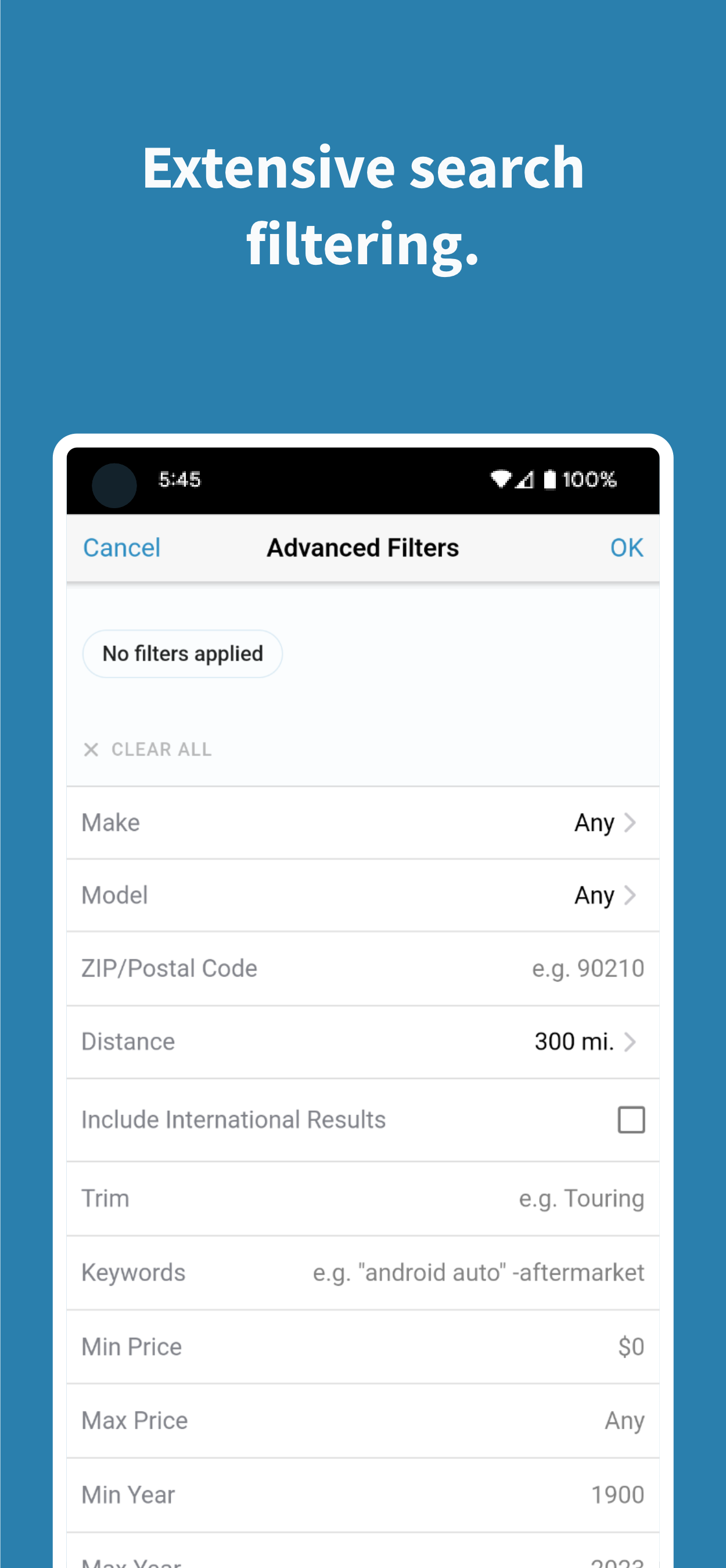 AutoTempest - Car search APK screenshot