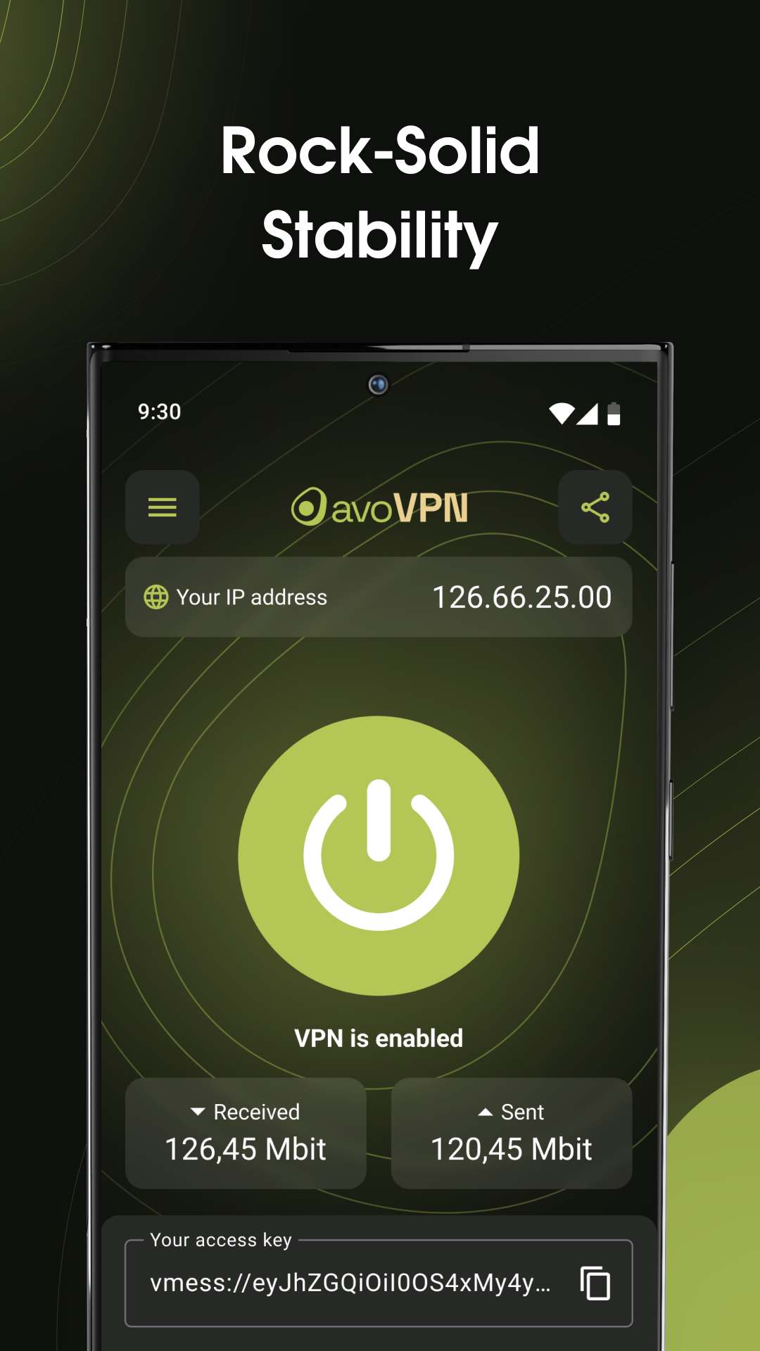 avoVPN screenshot
