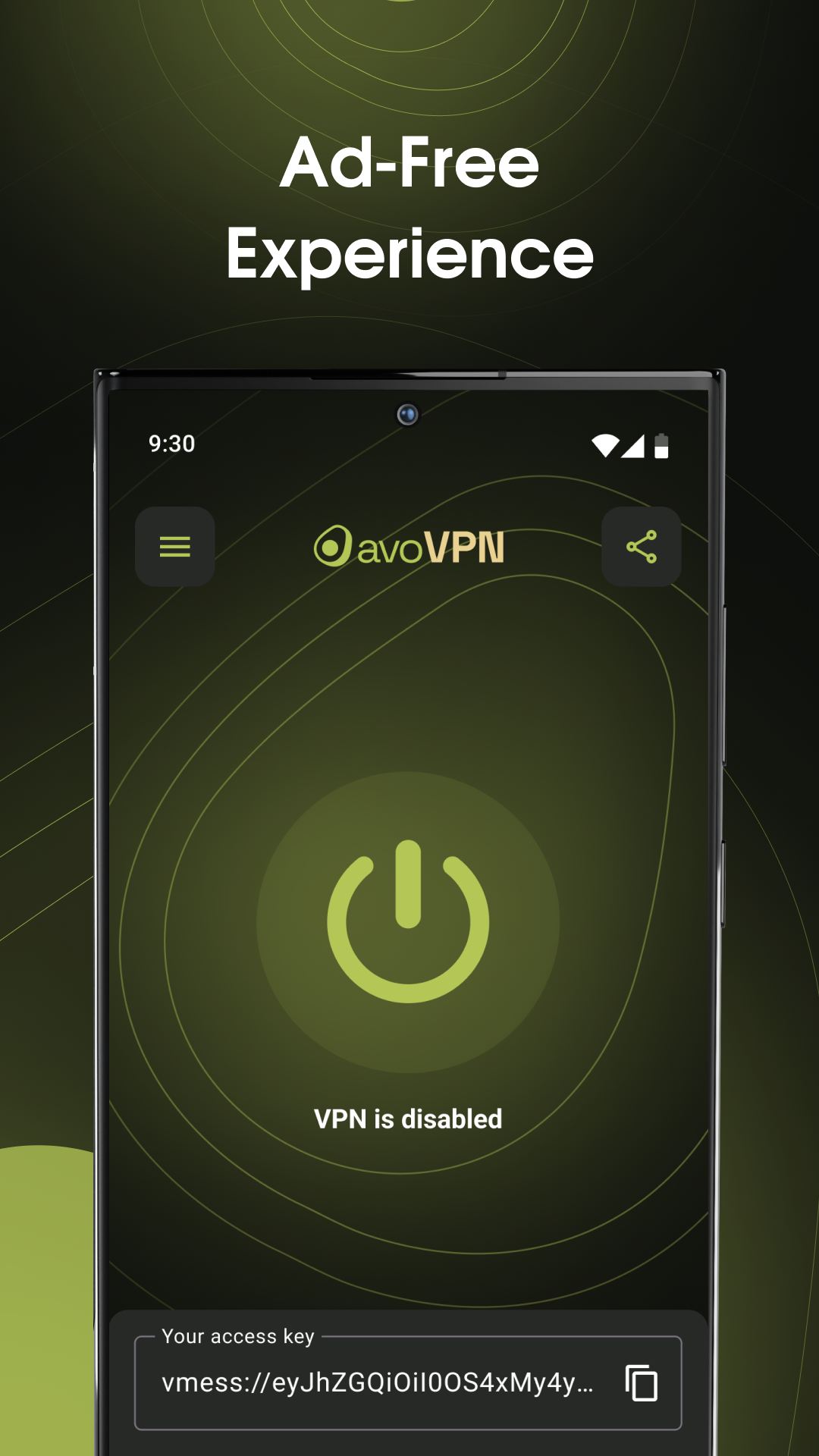avoVPN screenshot